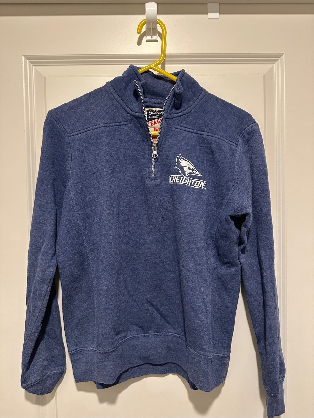 Creighton Blue Quarter-Zip Pullover Sweatshirt